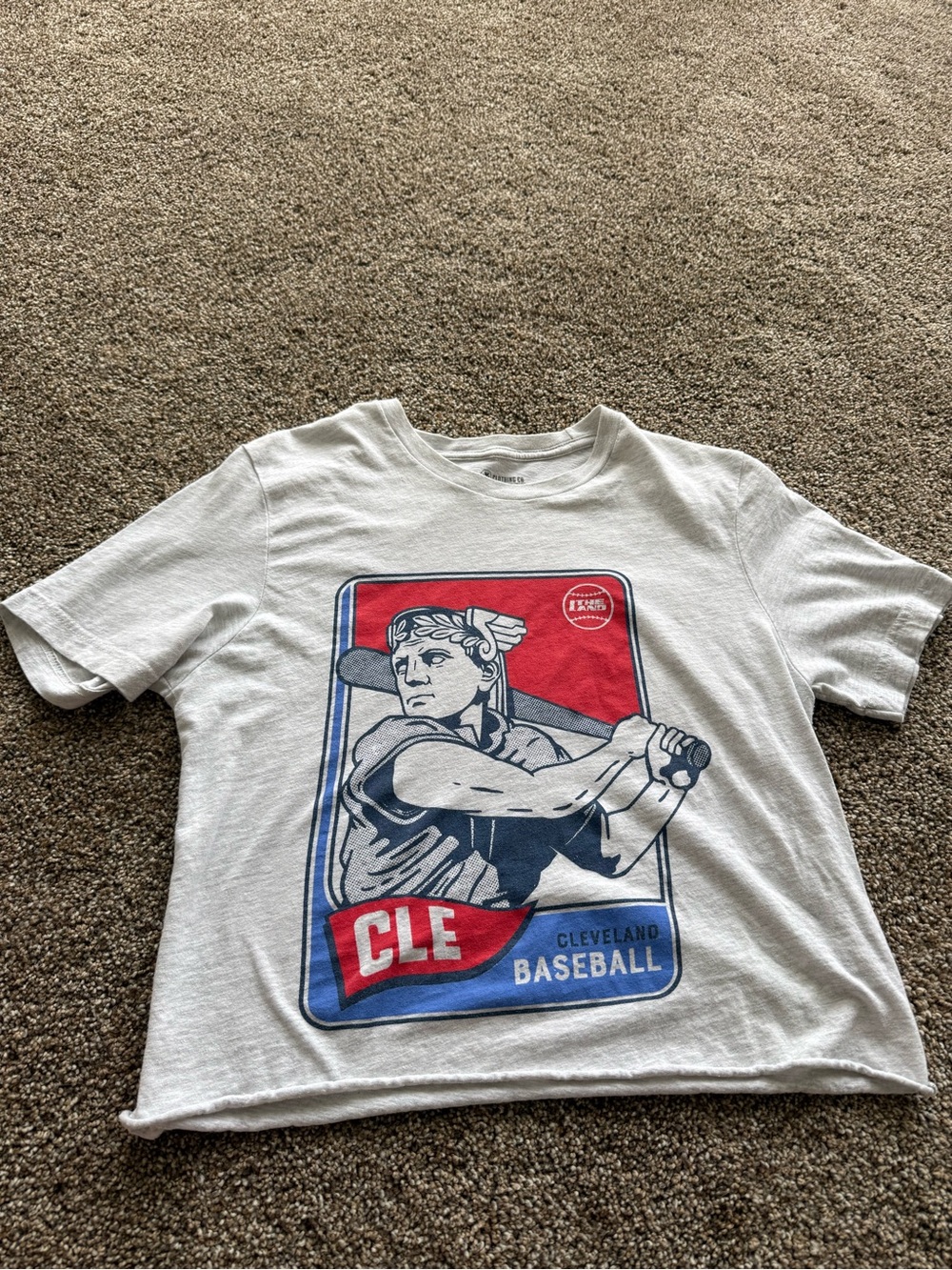 Cleveland Baseball Cropped Graphic Tee